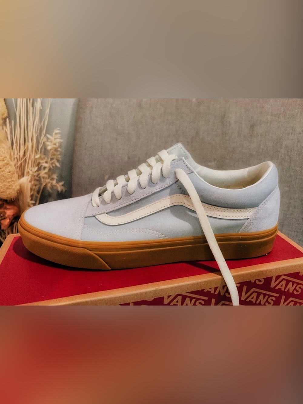 Vans “Off the Wall” Old Skool Light Blue, Skate Smeakers